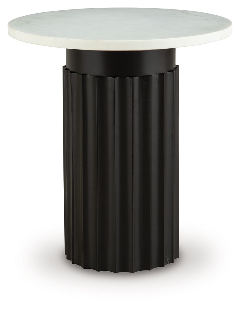 Wainstone - Black / White - Accent Table - Urban Living Furniture (Los Angeles, CA)