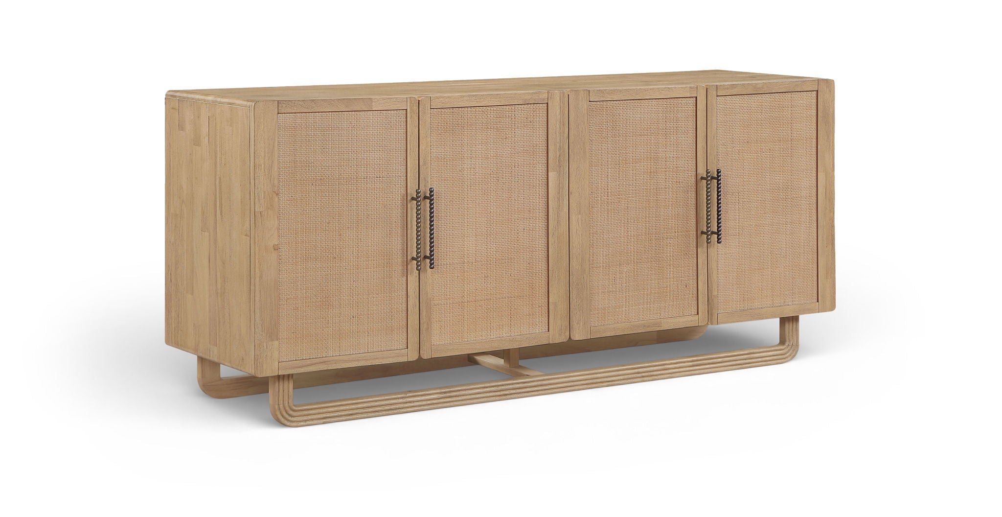 Sova - Solid Wood, Oak Veneer And Stainless Steel Sideboard/Buffet - Urban Living Furniture (Los Angeles, CA)