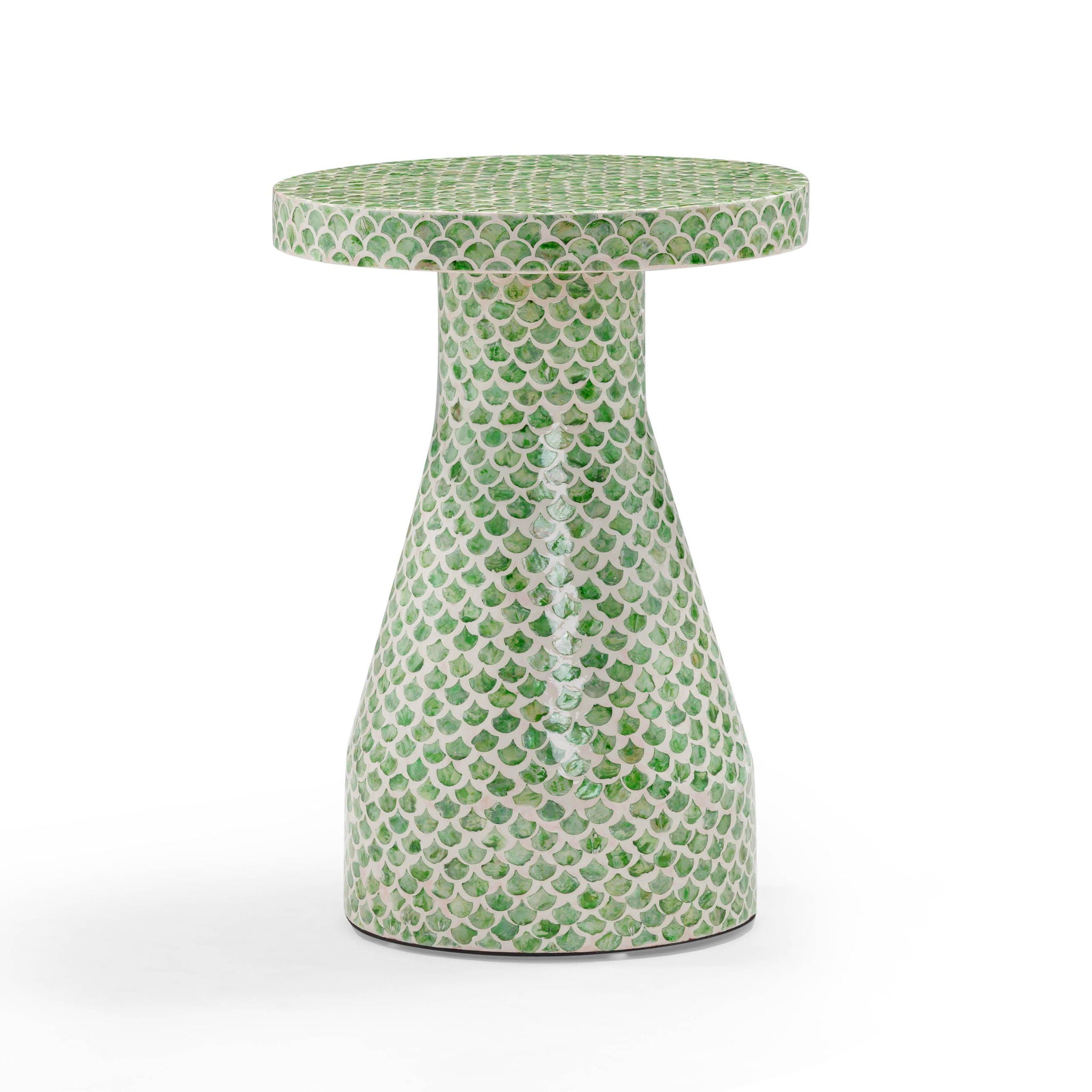 Halio - Checkered Shell Side Table - Urban Living Furniture (Los Angeles, CA)