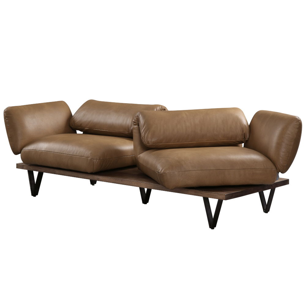 Narech - Sofa With Swivel - Nutmeg Top Grain Leather - Urban Living Furniture (Los Angeles, CA)