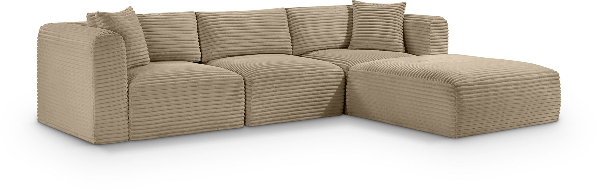 Shaggy - Fabric 4 Piece Modular Sectional - Urban Living Furniture (Los Angeles, CA)