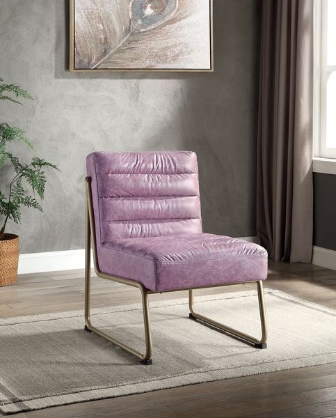 Loria - Accent Chair - Wisteria Top Grain Leather - Urban Living Furniture (Los Angeles, CA)