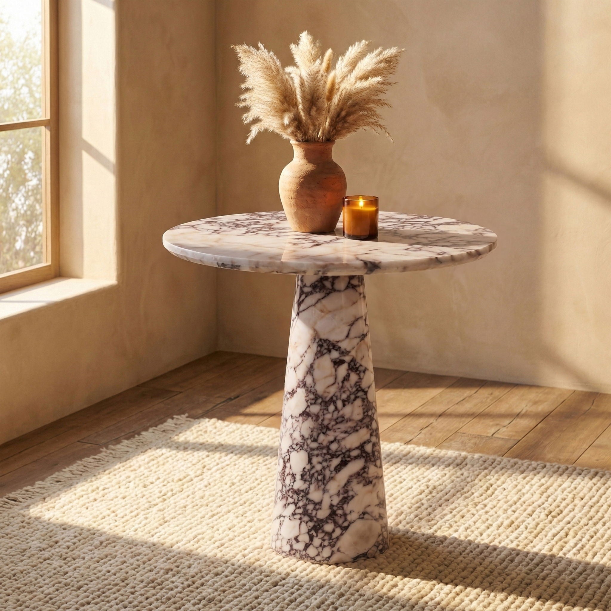 Fontelina - Genuine Marble Bistro Dining Table - Urban Living Furniture (Los Angeles, CA)