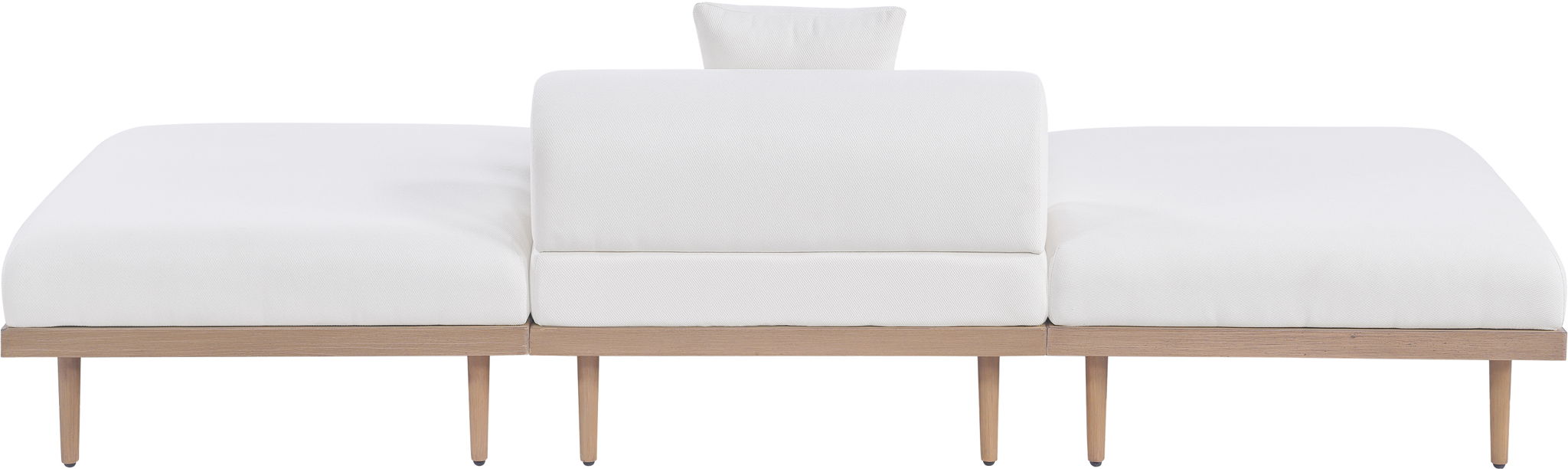 Laguna - 3 Piece Resilient Water Resistant Fabric Outdoor Patio Armless Modular Sofa - Urban Living Furniture (Los Angeles, CA)