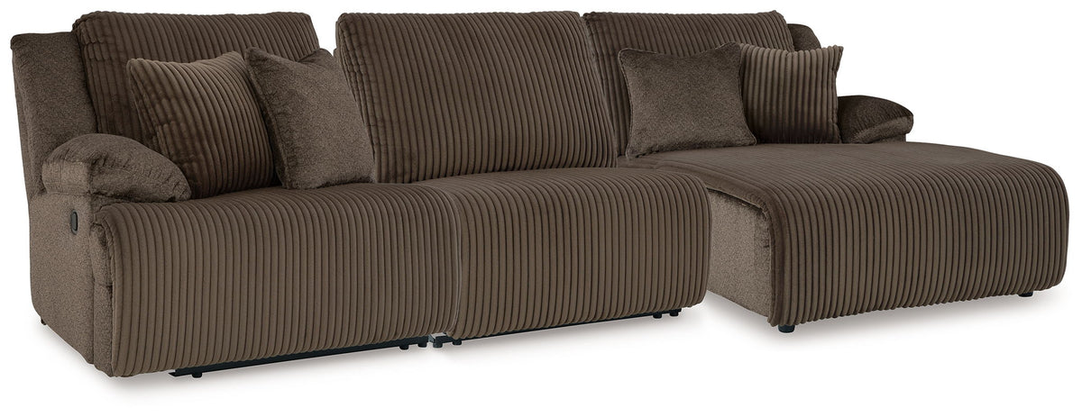 Top Tier - 3 Piece Reclining Sectional