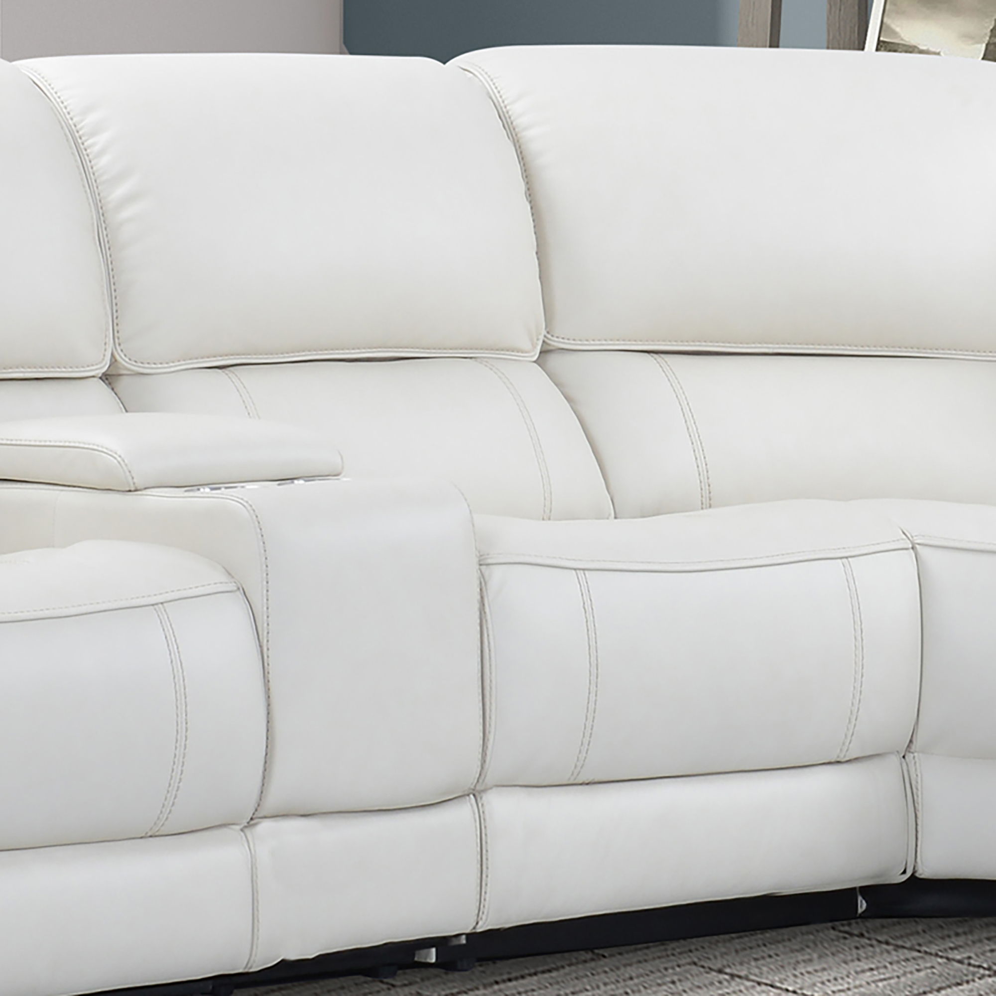 Empire - Power Armless Recliner - Verona Ivory - Urban Living Furniture (Los Angeles, CA)