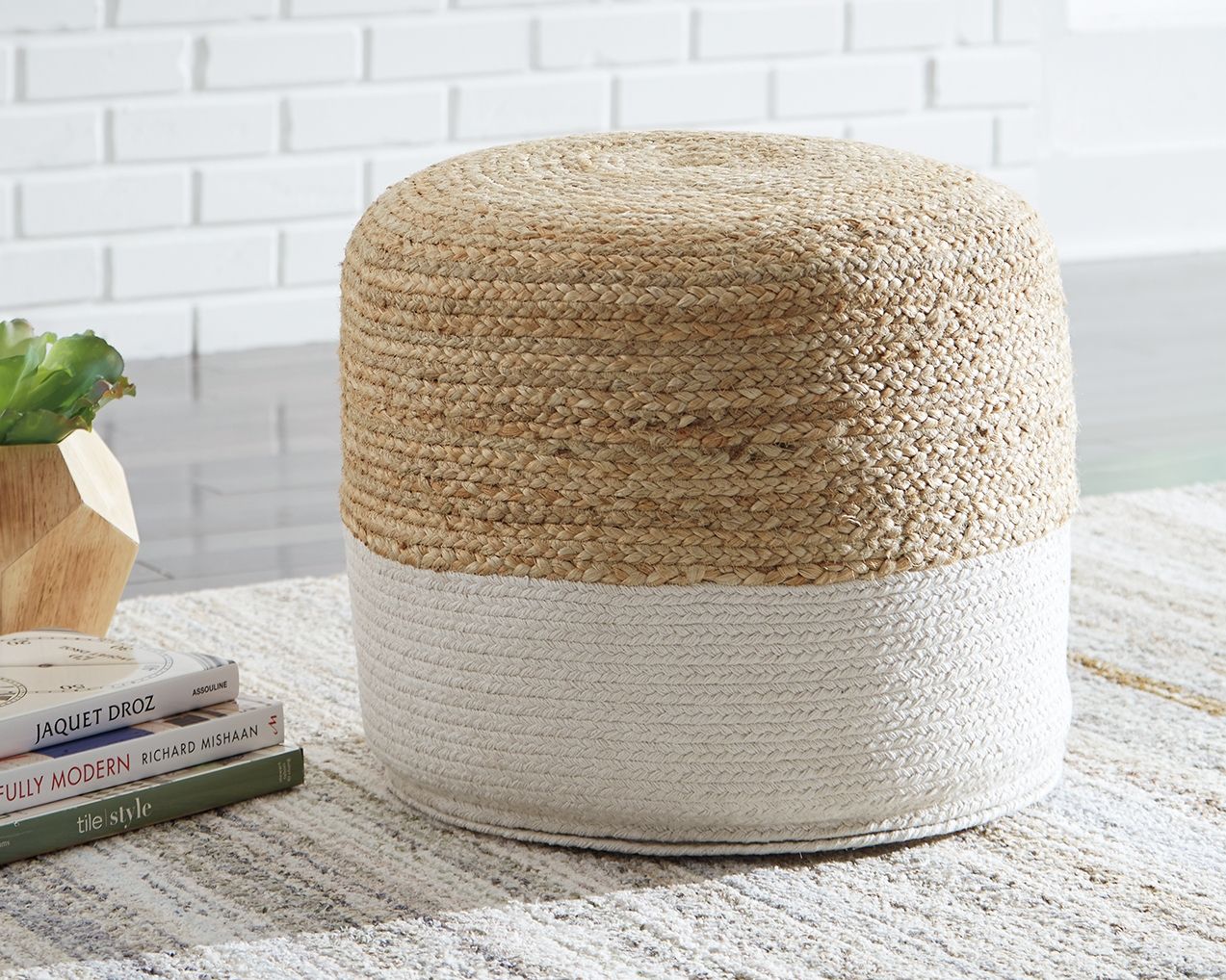 Sweed Valley - Round - Pouf - Urban Living Furniture (Los Angeles, CA)