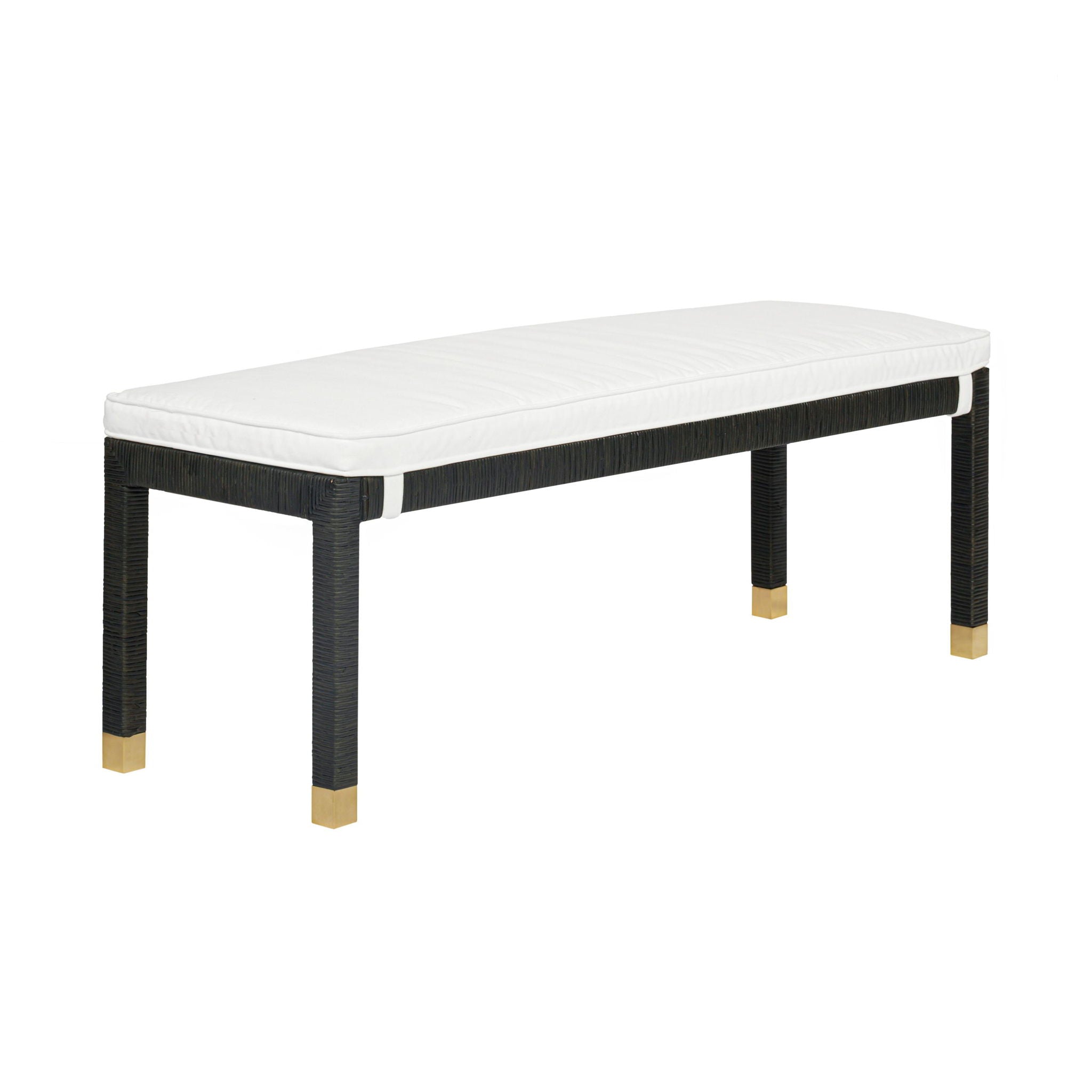 Amara - Woven Rattan Bench - Urban Living Furniture (Los Angeles, CA)