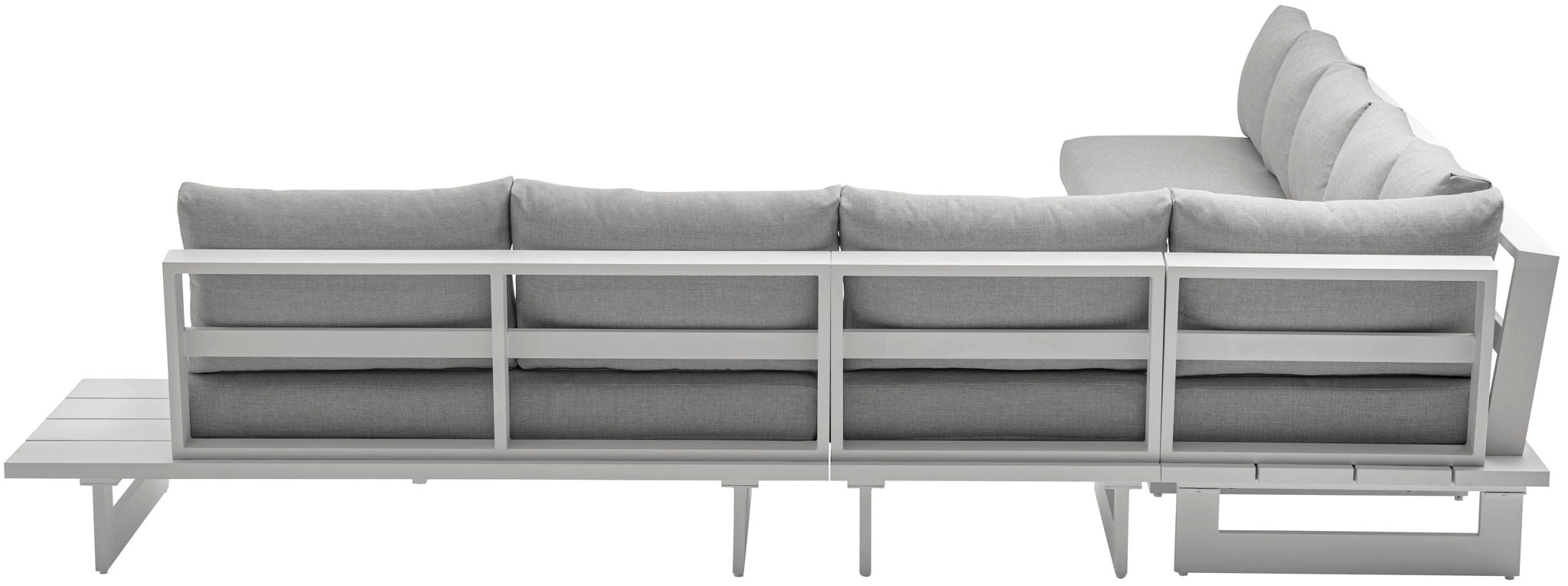 Maldives - 6 Piece Water Resistant Outdoor Patio Modular Sectional With White Base - Urban Living Furniture (Los Angeles, CA)