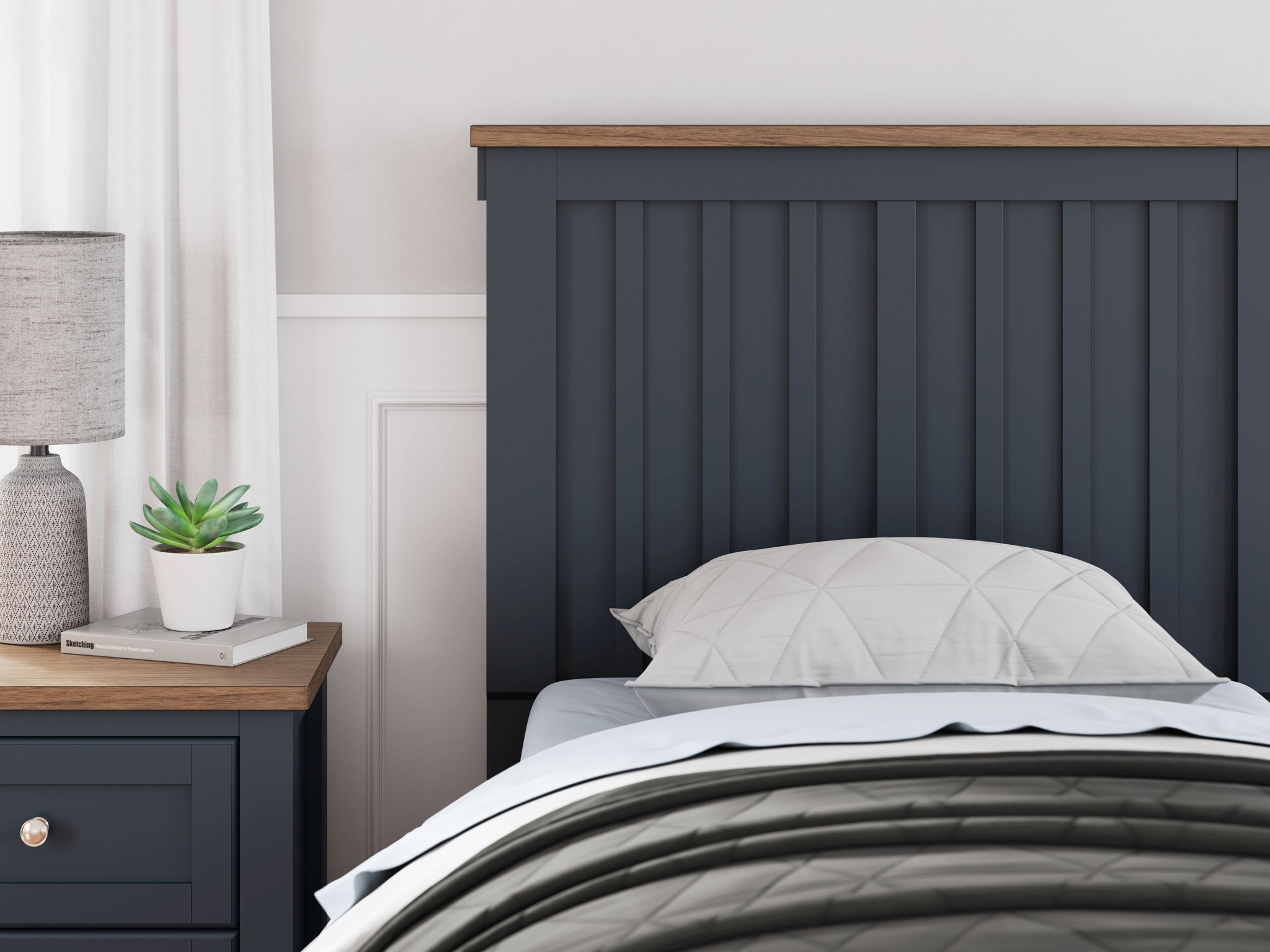 Landocken - Panel Headboard - Urban Living Furniture (Los Angeles, CA)