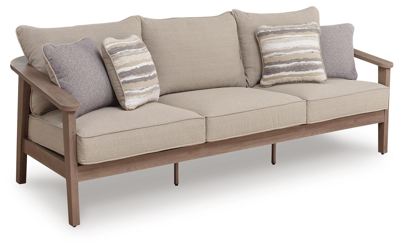 Harmony Headlands - Sofa With Cushion - Natural / Gray - Urban Living Furniture (Los Angeles, CA)