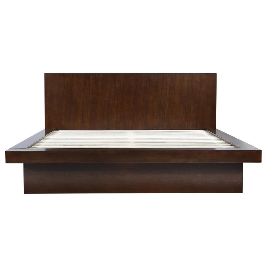 Jessica - Wood LED Panel Bed