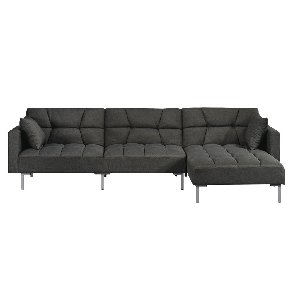 Duzzy - Sectional Sofa - Dark Gray Fabric - Urban Living Furniture (Los Angeles, CA)