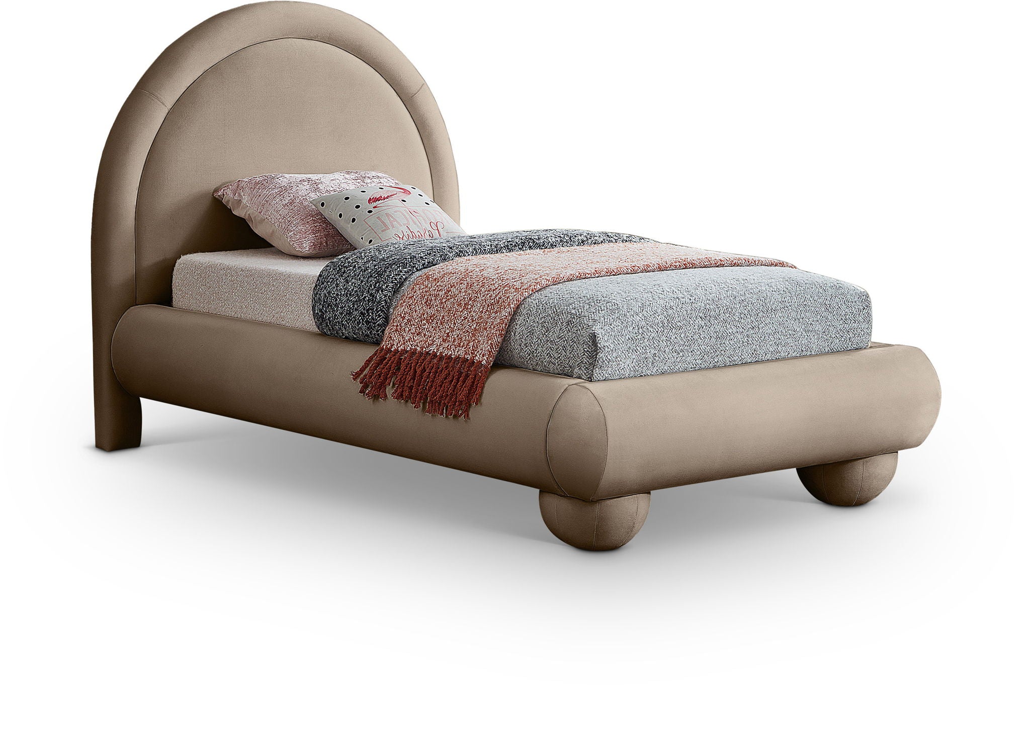 Madrid - Velvet Upholstered Bed - Urban Living Furniture (Los Angeles, CA)