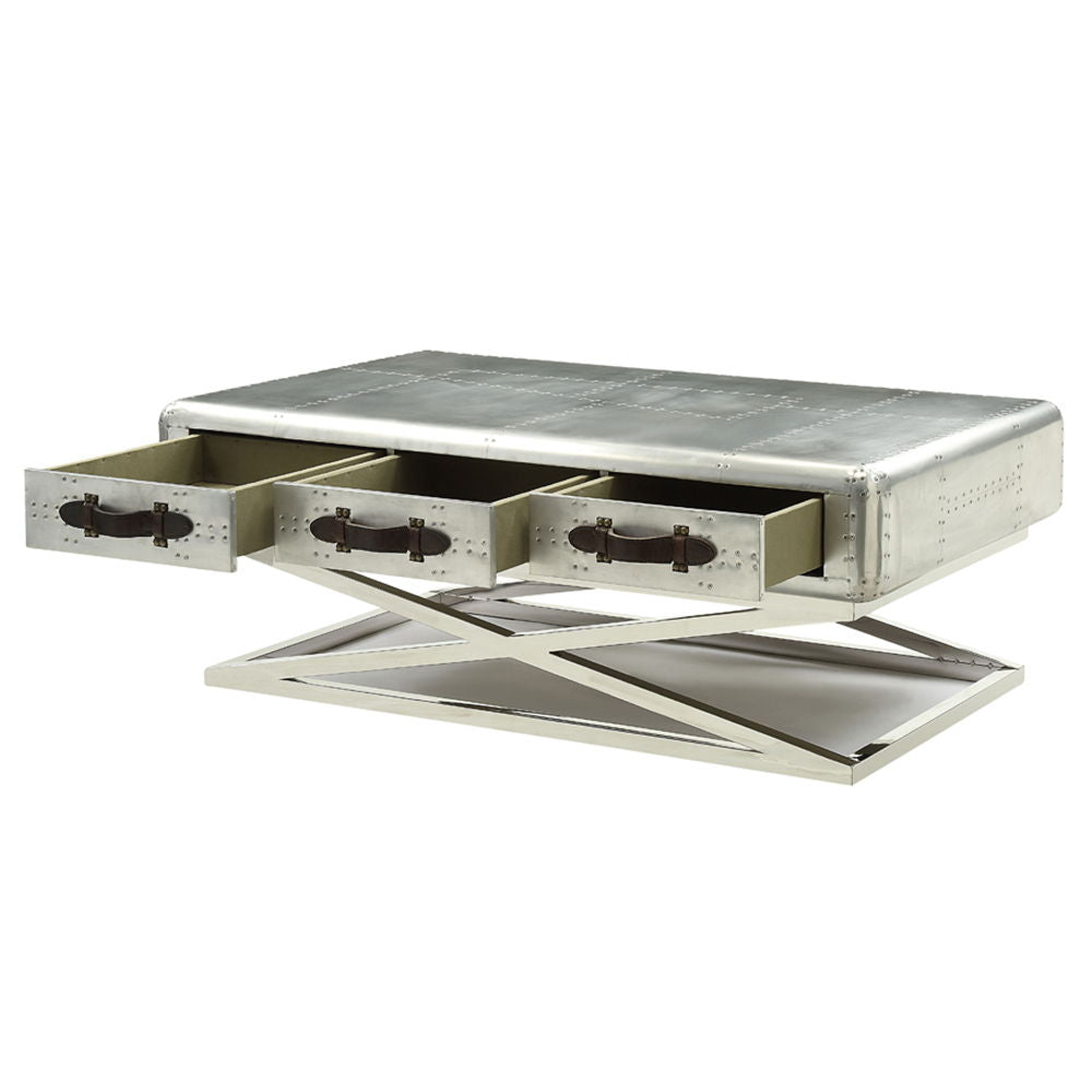 Brancaster - 51" Coffee Table - Aluminum - Urban Living Furniture (Los Angeles, CA)
