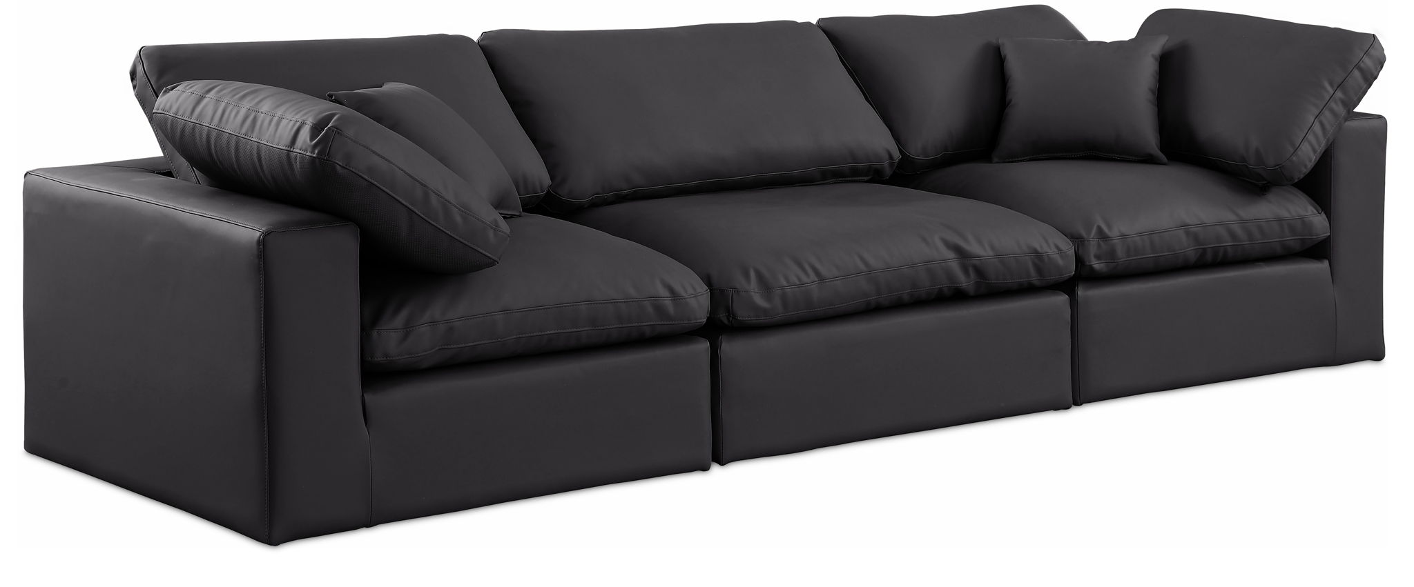 Comfy - Faux Leather Modular Sofa 3 Seats - Urban Living Furniture (Los Angeles, CA)