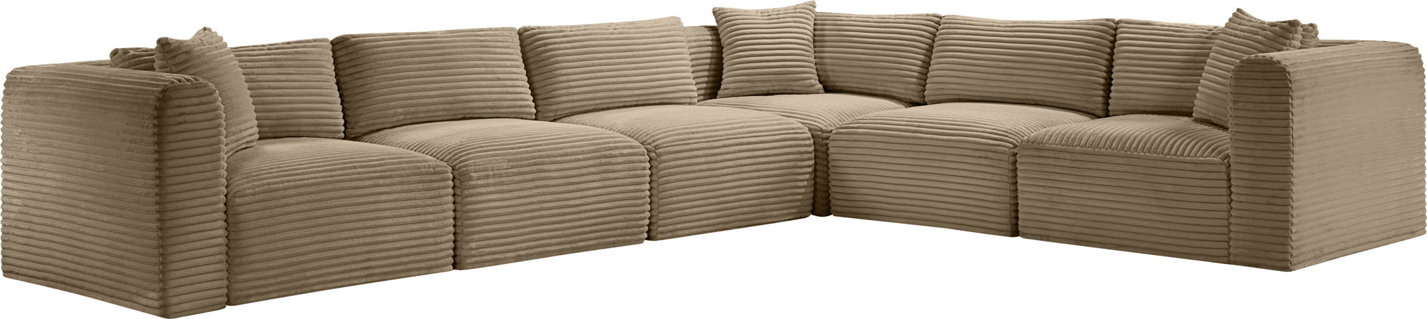 Shaggy - Fabric 6 Piece Modular Corner Sectional - Urban Living Furniture (Los Angeles, CA)