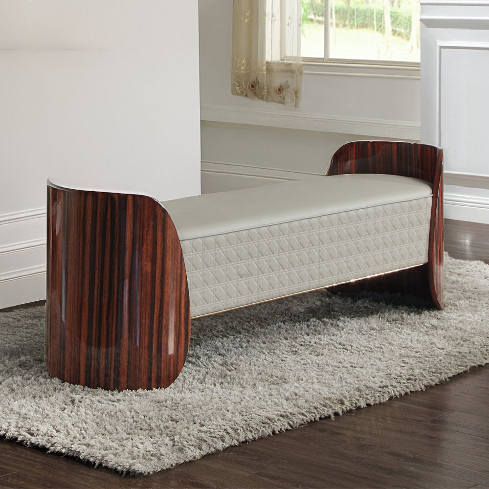 Jamonica - Bench - Gray & Dark Brown - Urban Living Furniture (Los Angeles, CA)
