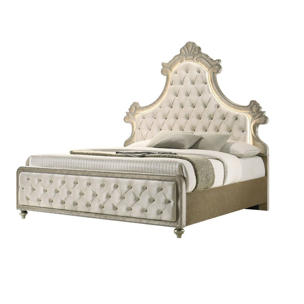 Lucienne - Bed With LED - Urban Living Furniture (Los Angeles, CA)