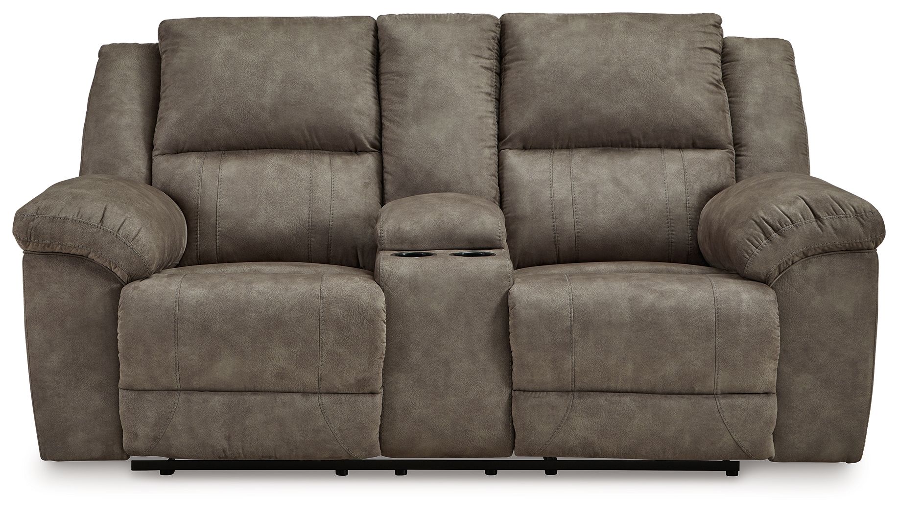 Laresview - Fossil - Dbl Reclining Loveseat with Console - Urban Living Furniture (Los Angeles, CA)