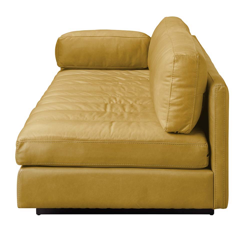Radia - Sofa With Pillow - Turmeric Top Grain Leather - Urban Living Furniture (Los Angeles, CA)