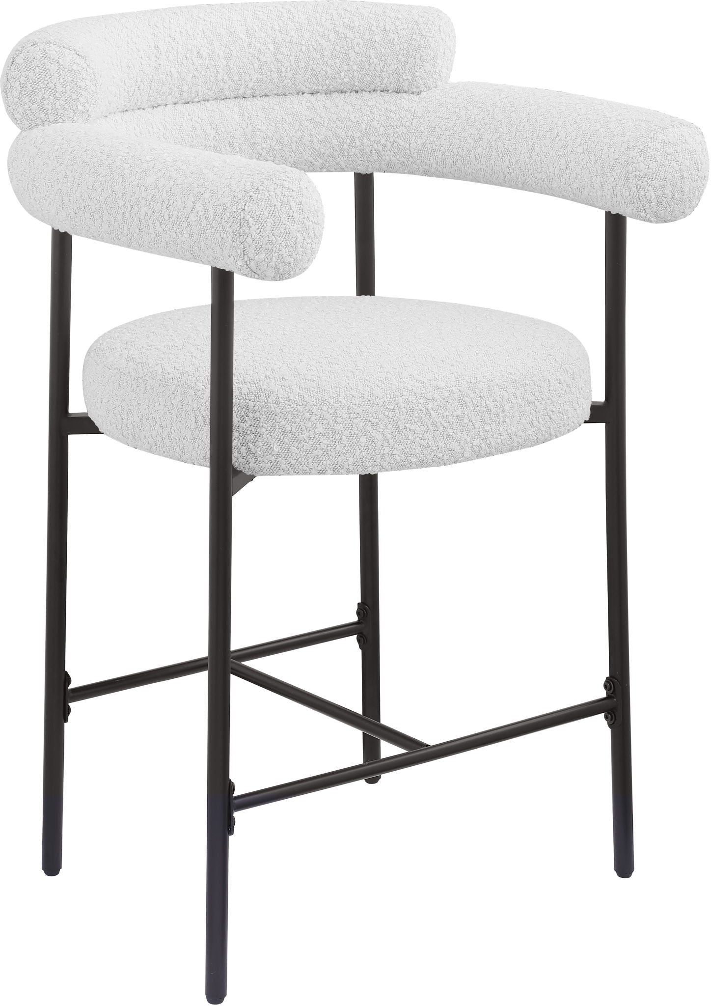 Blake - Counter Stool With Black Base (Set of 2) - Urban Living Furniture (Los Angeles, CA)