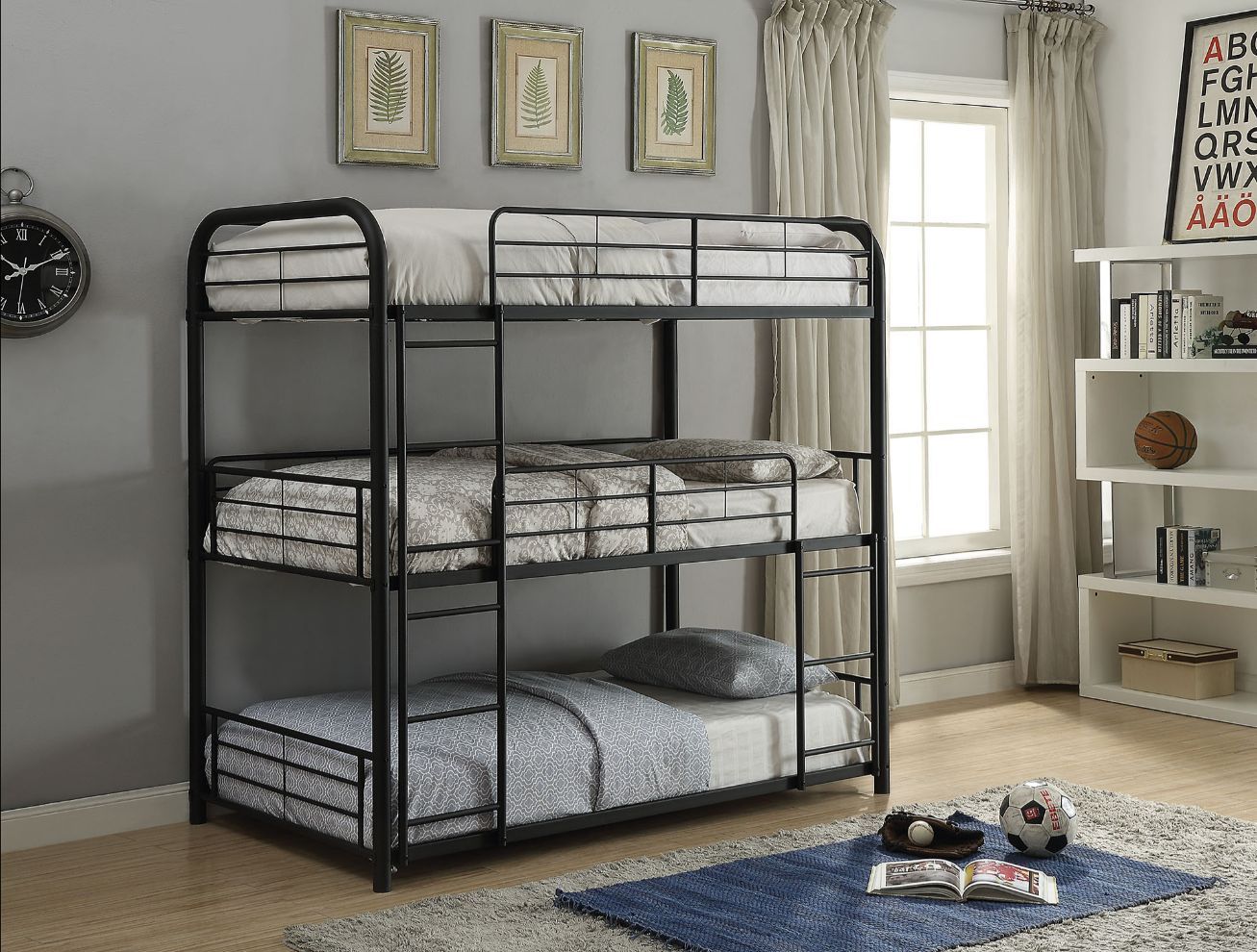 Cairo - Triple Bunk Bed - Urban Living Furniture (Los Angeles, CA)