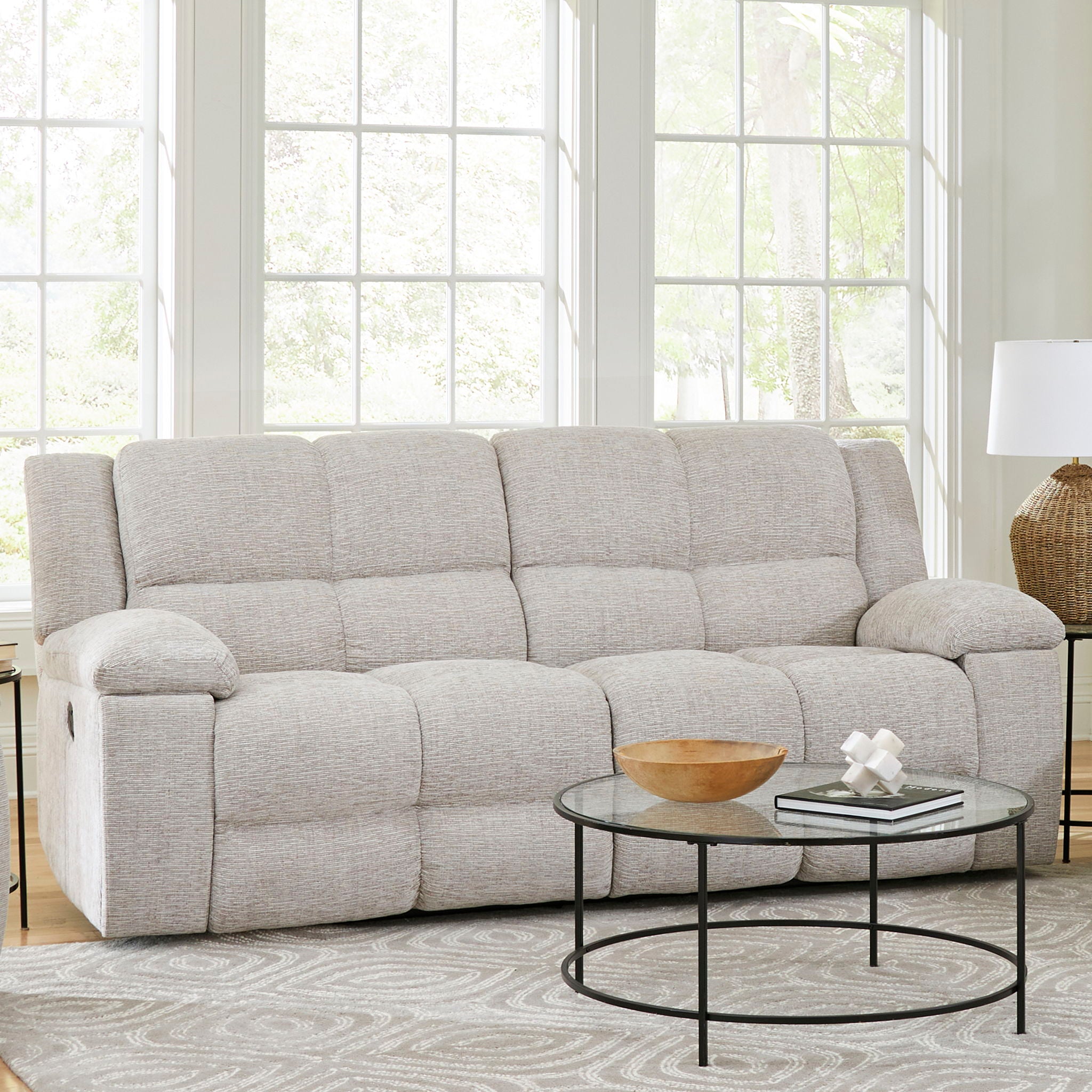 Buster - Manual Reclining Sofa - Opal Taupe - Urban Living Furniture (Los Angeles, CA)
