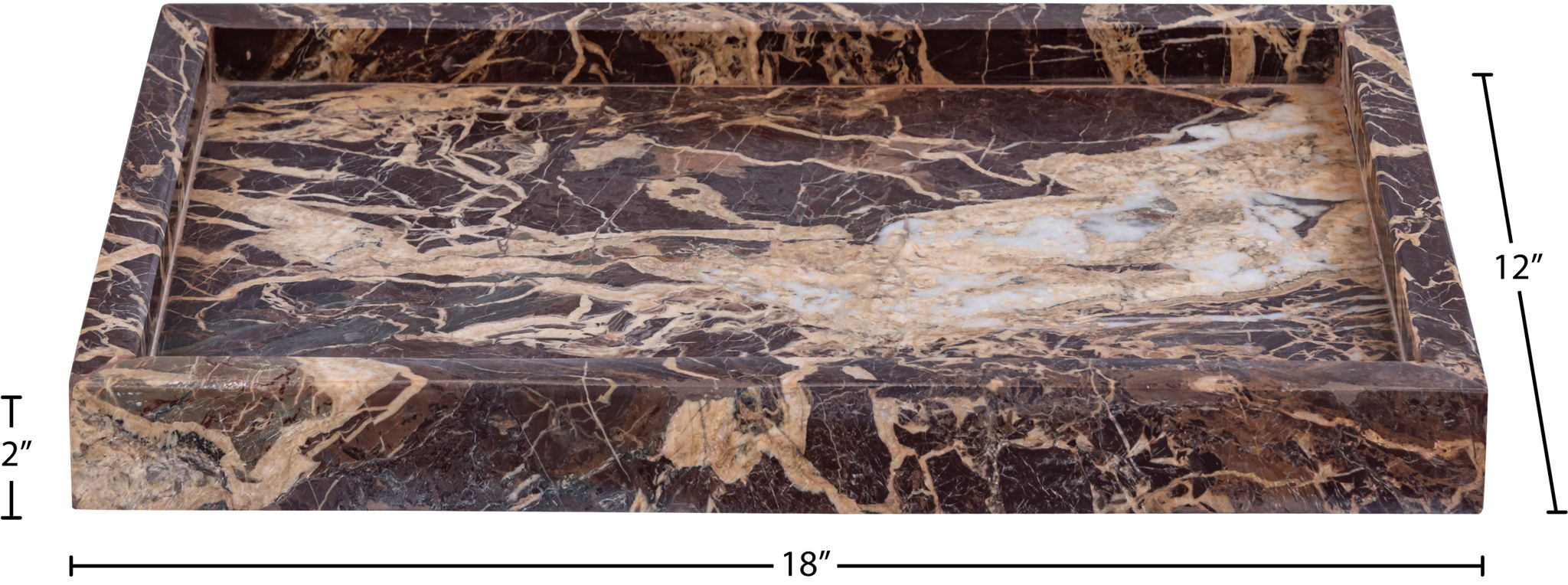 Barletta - Marble Rectangular Tray