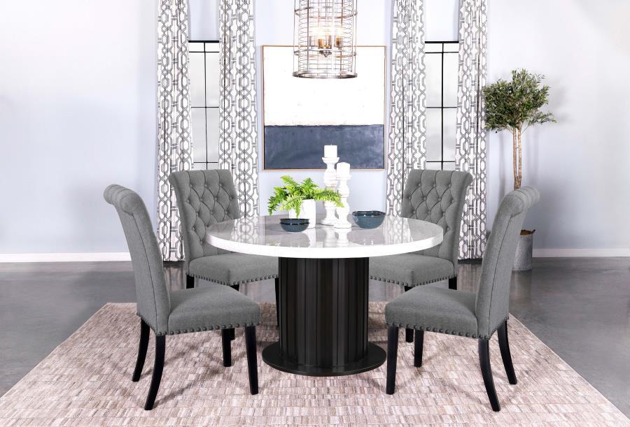 Sherry - Round Marble Top Dining Table Set - Urban Living Furniture (Los Angeles, CA)