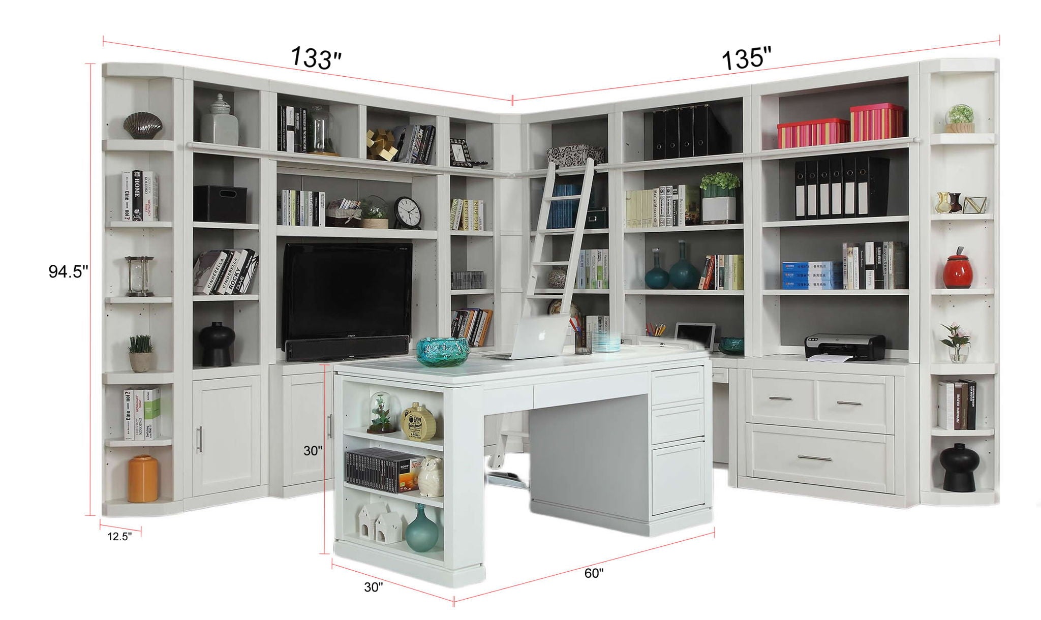 Catalina - Library Wall - Urban Living Furniture (Los Angeles, CA)