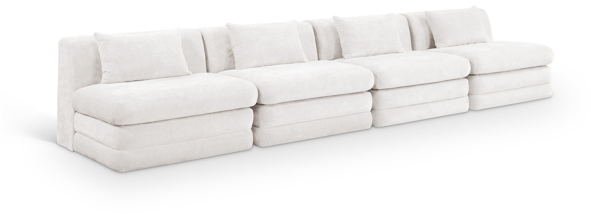 Stellar - 4 Piece Upholstered Modular Sectional - Urban Living Furniture (Los Angeles, CA)