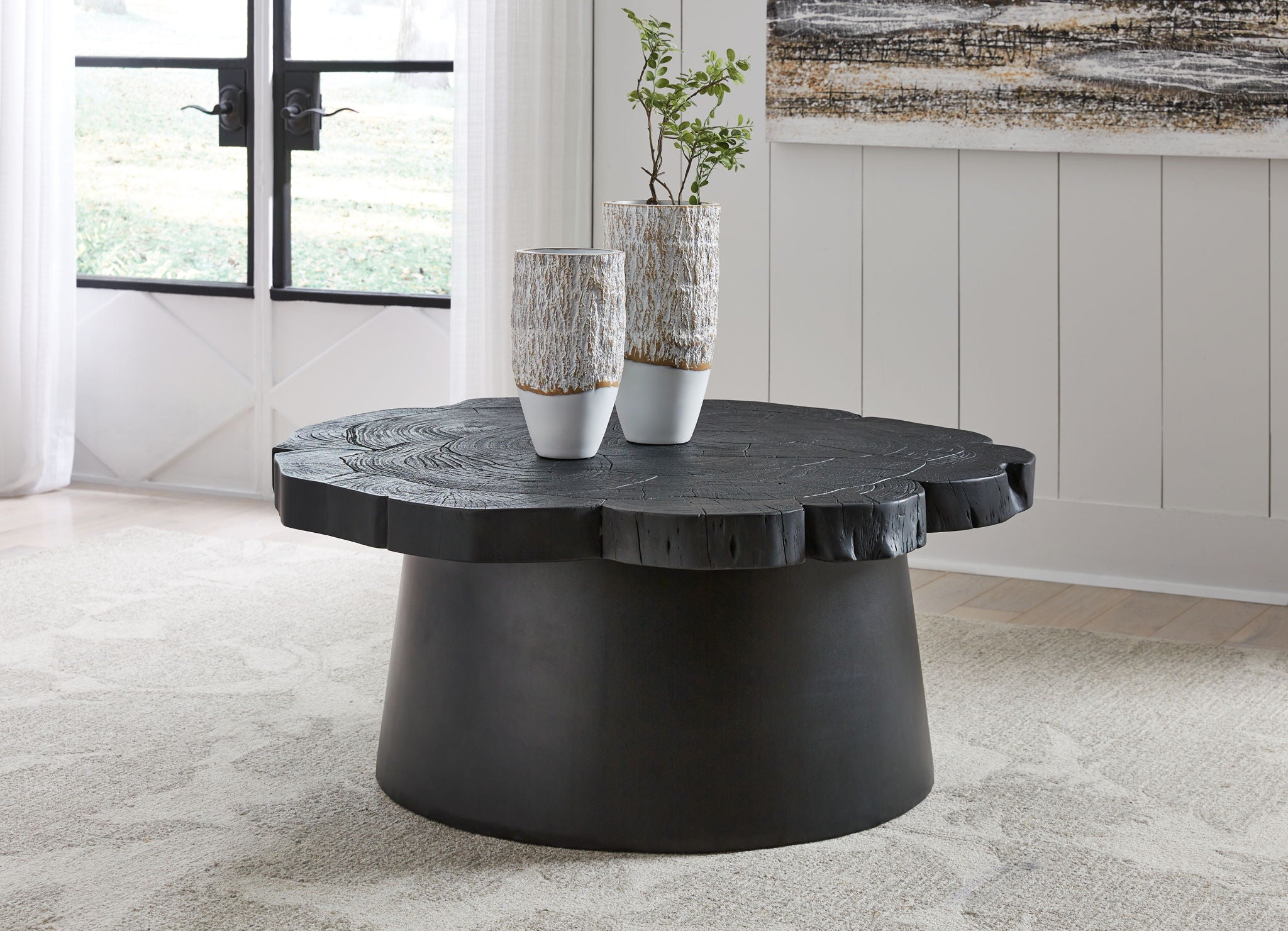 Wimbell - Black - Round Cocktail Table - Urban Living Furniture (Los Angeles, CA)