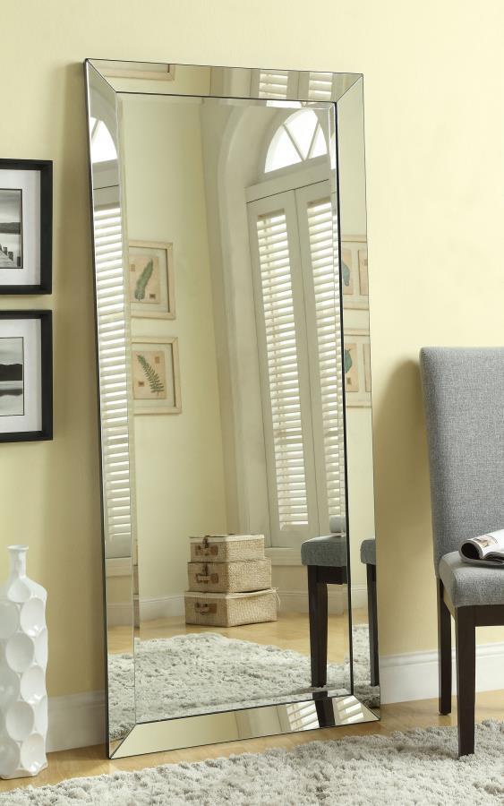Barnett - Full Length Floor Or Wall Mirror - Silver - Urban Living Furniture (Los Angeles, CA)