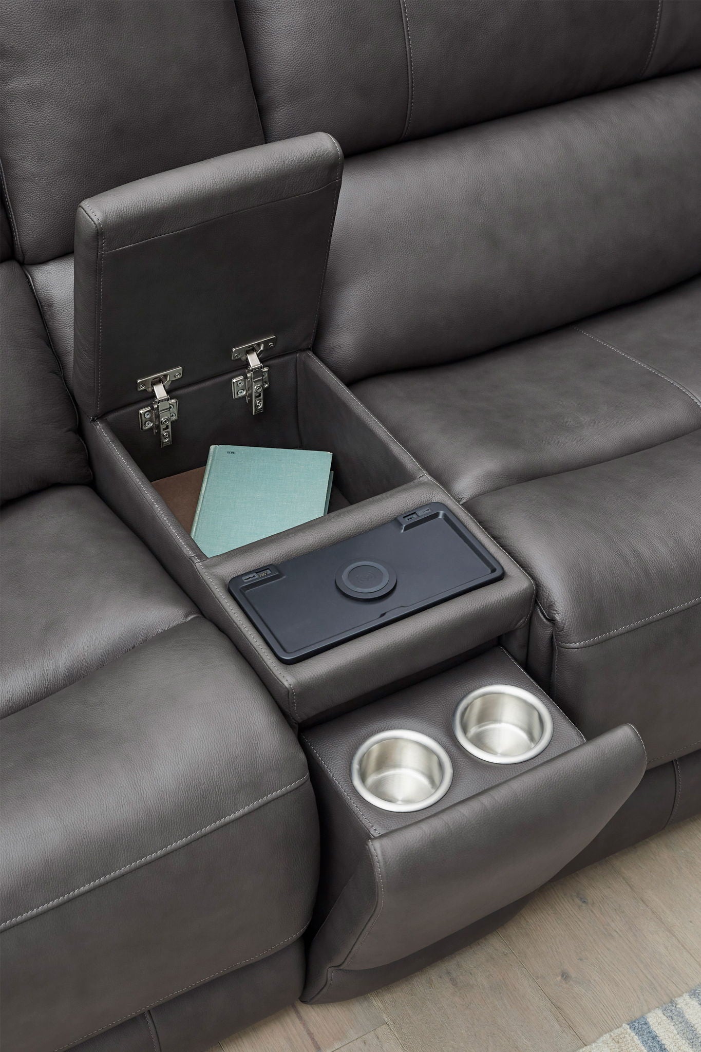 Belmont - Zero Gravity Power Reclining Sectional With Power Adjustable Headrests - Urban Living Furniture (Los Angeles, CA)