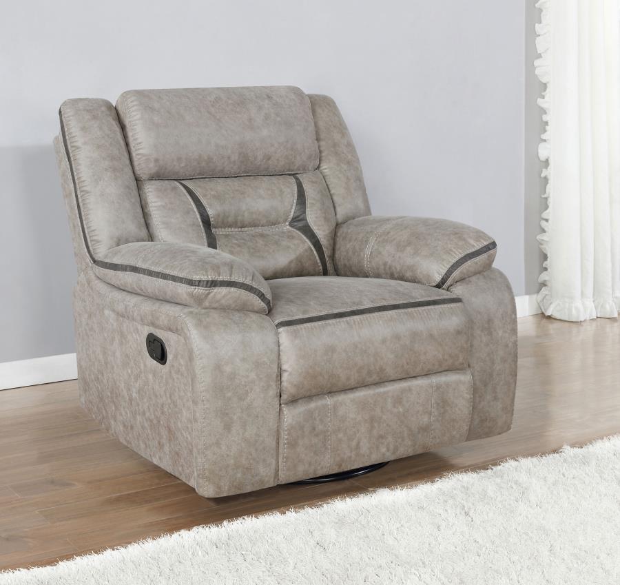 Greer - Upholstered Swivel Glider Recliner Chair - Urban Living Furniture (Los Angeles, CA)
