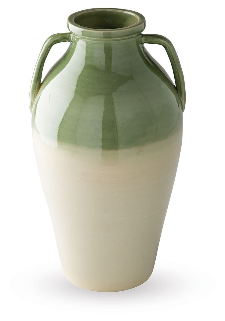 Andorbury - Vase - Green / Beige - Urban Living Furniture (Los Angeles, CA)