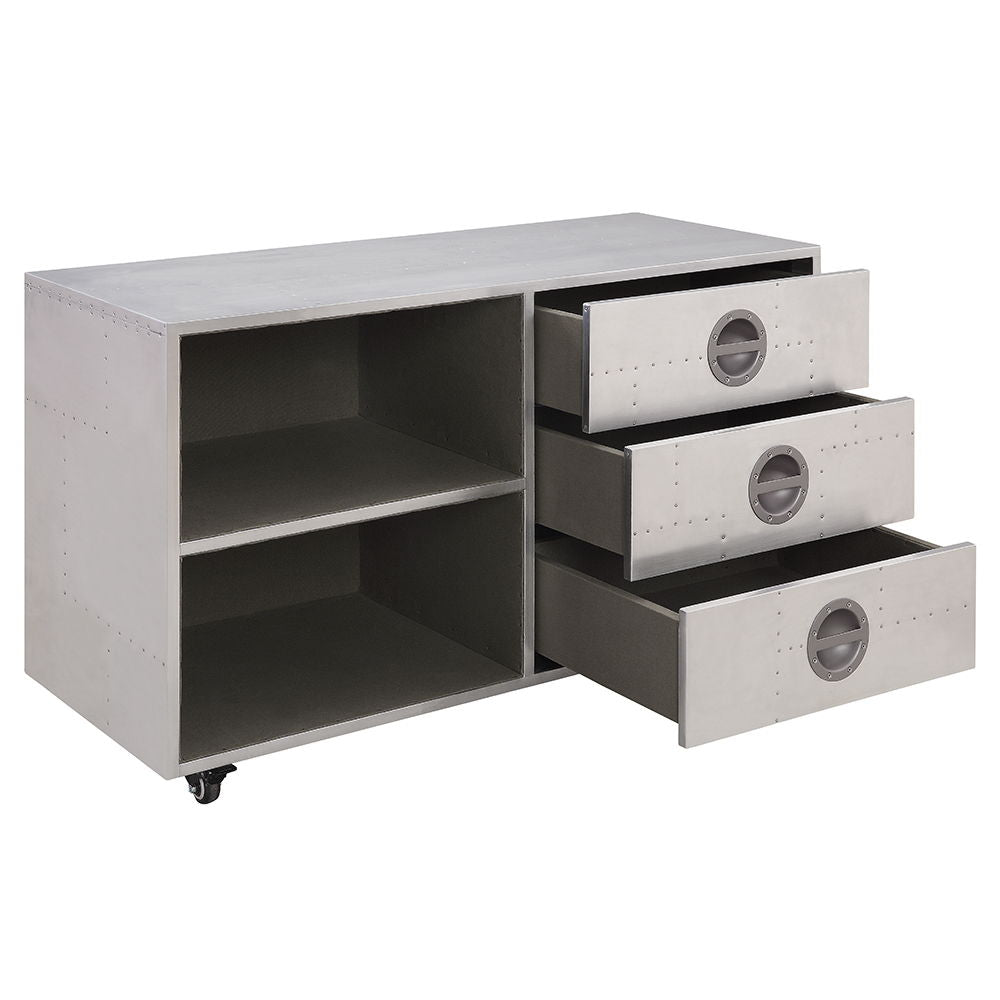 Brancaster - 23" Cabinet - Aluminum - Urban Living Furniture (Los Angeles, CA)