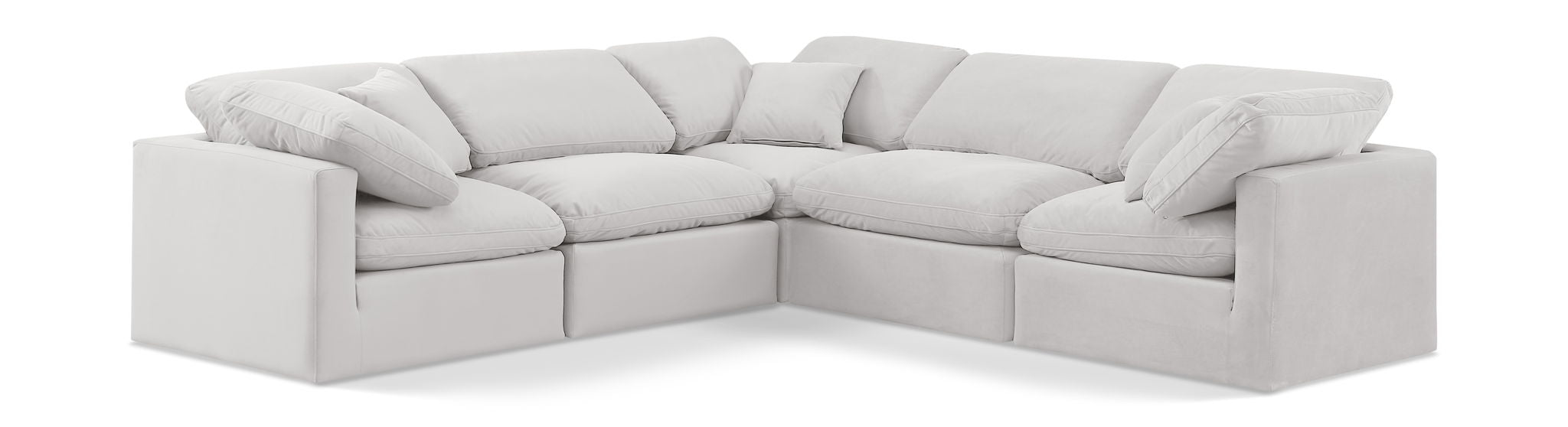 Indulge - Velvet 5 Piece Modular Corner Sectional - Urban Living Furniture (Los Angeles, CA)