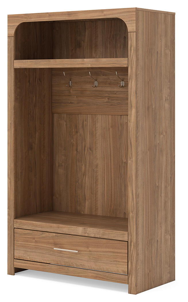 Dovander - Hall Tree With Storage Bench - Brown - Urban Living Furniture (Los Angeles, CA)