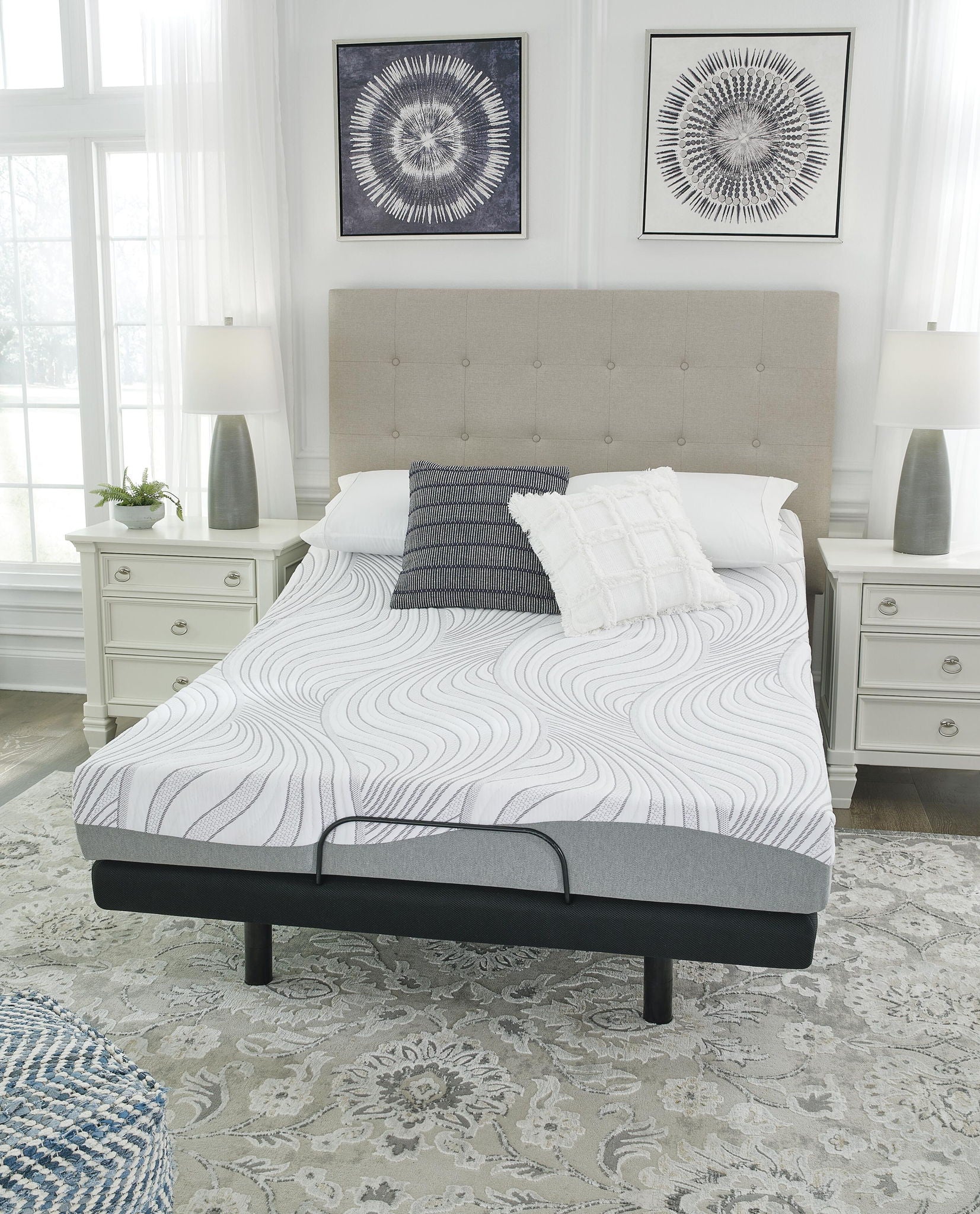 8 Inch Memory Foam - California King Mattress - White - Urban Living Furniture (Los Angeles, CA)