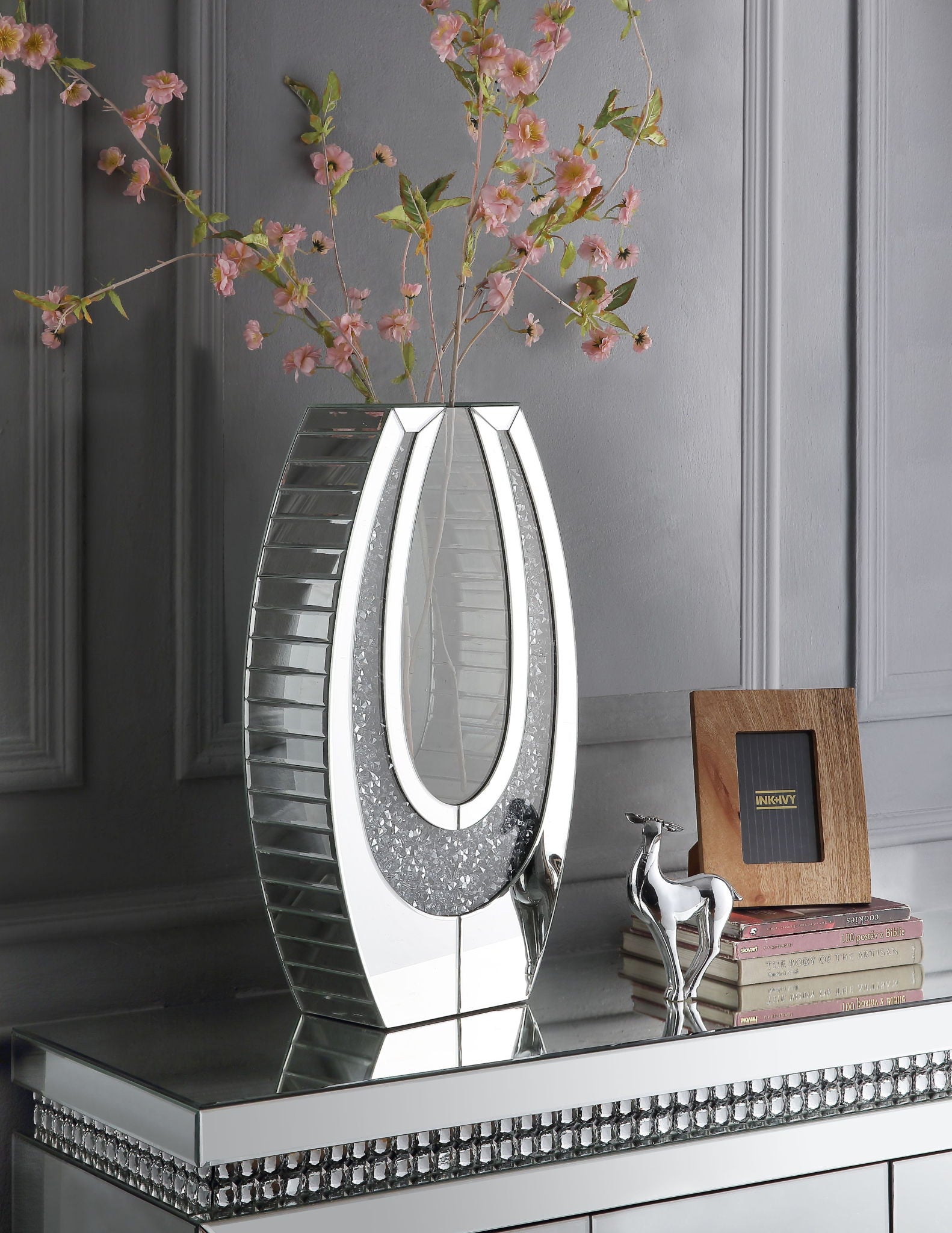 Noralie - Accent Decor - Mirrored & Faux Diamonds - Urban Living Furniture (Los Angeles, CA)