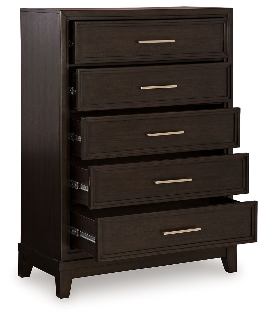 Neymorton - Dark Grayish Brown - Five Drawer Chest - Urban Living Furniture (Los Angeles, CA)