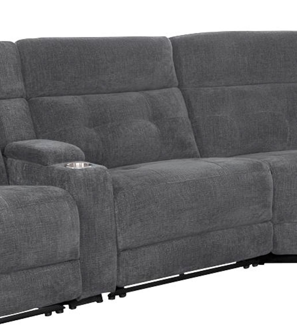 Richland - Gray Power Armless Recliner - Bristol Gray - Urban Living Furniture (Los Angeles, CA)