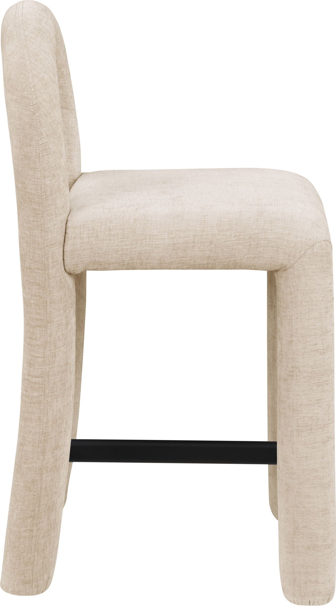 Amari - Chenille Fabric Stool - Urban Living Furniture (Los Angeles, CA)