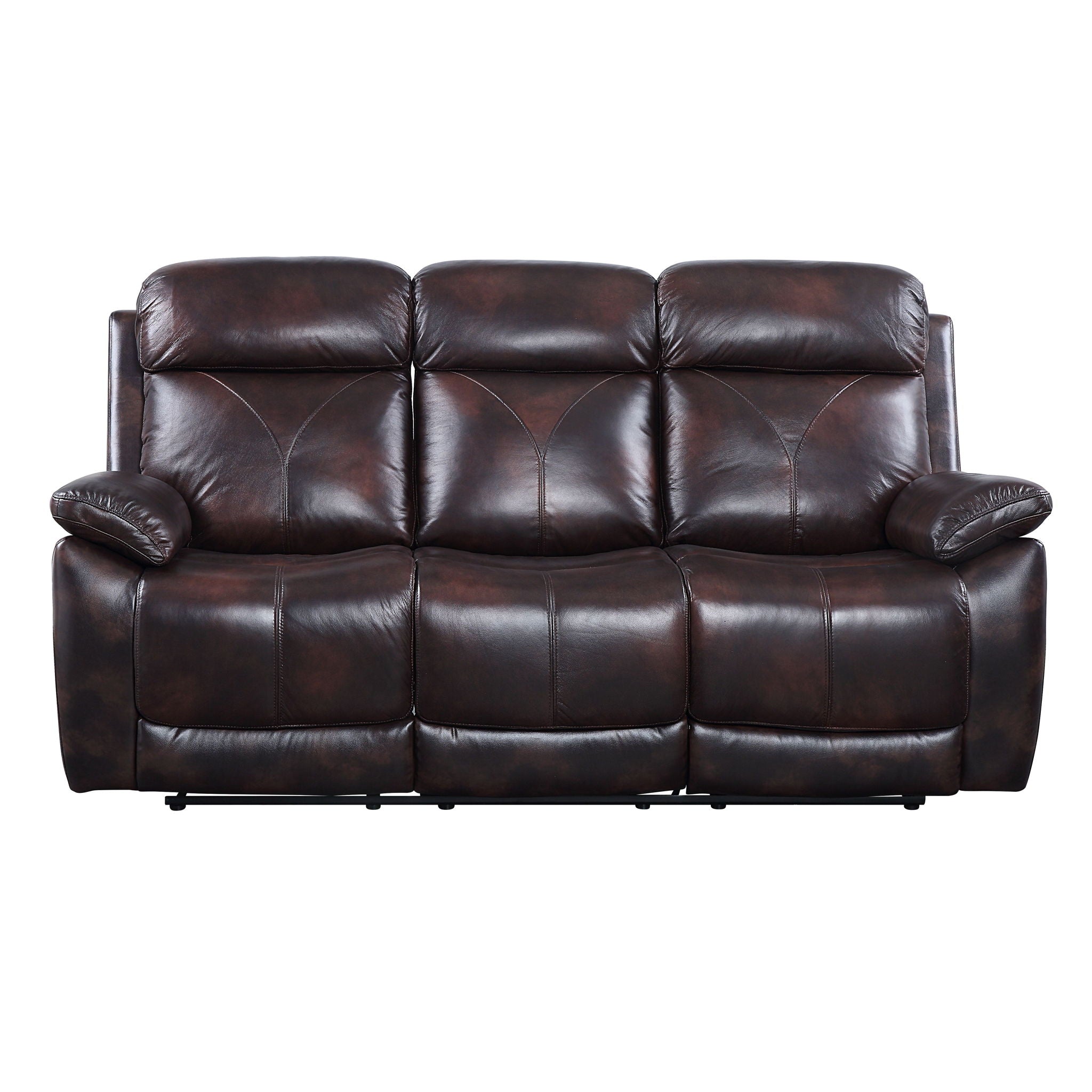 Perfiel - Motion Sofa - Two Tone Dark Brown Top Grain Leather - Urban Living Furniture (Los Angeles, CA)