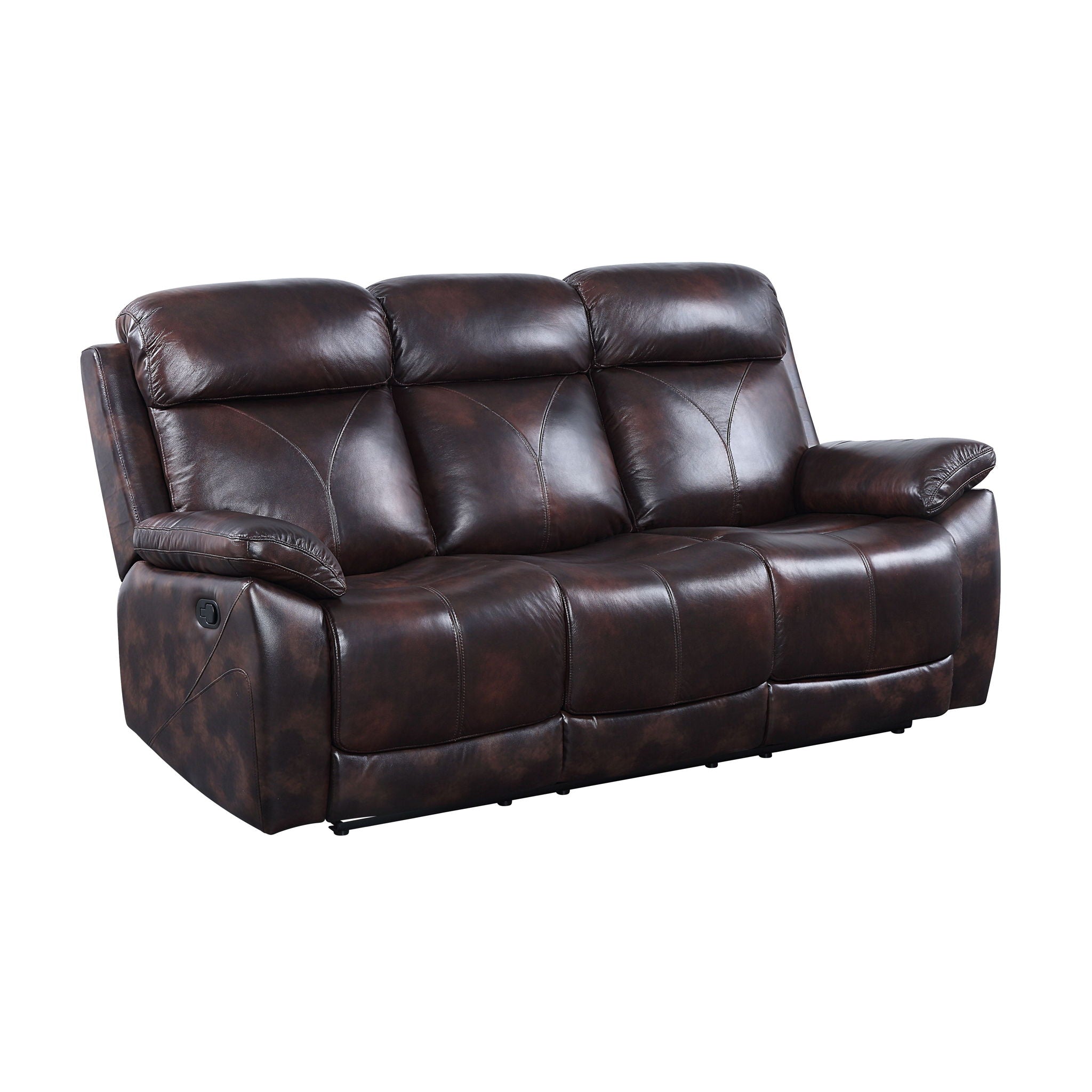 Perfiel - Motion Sofa - Two Tone Dark Brown Top Grain Leather - Urban Living Furniture (Los Angeles, CA)