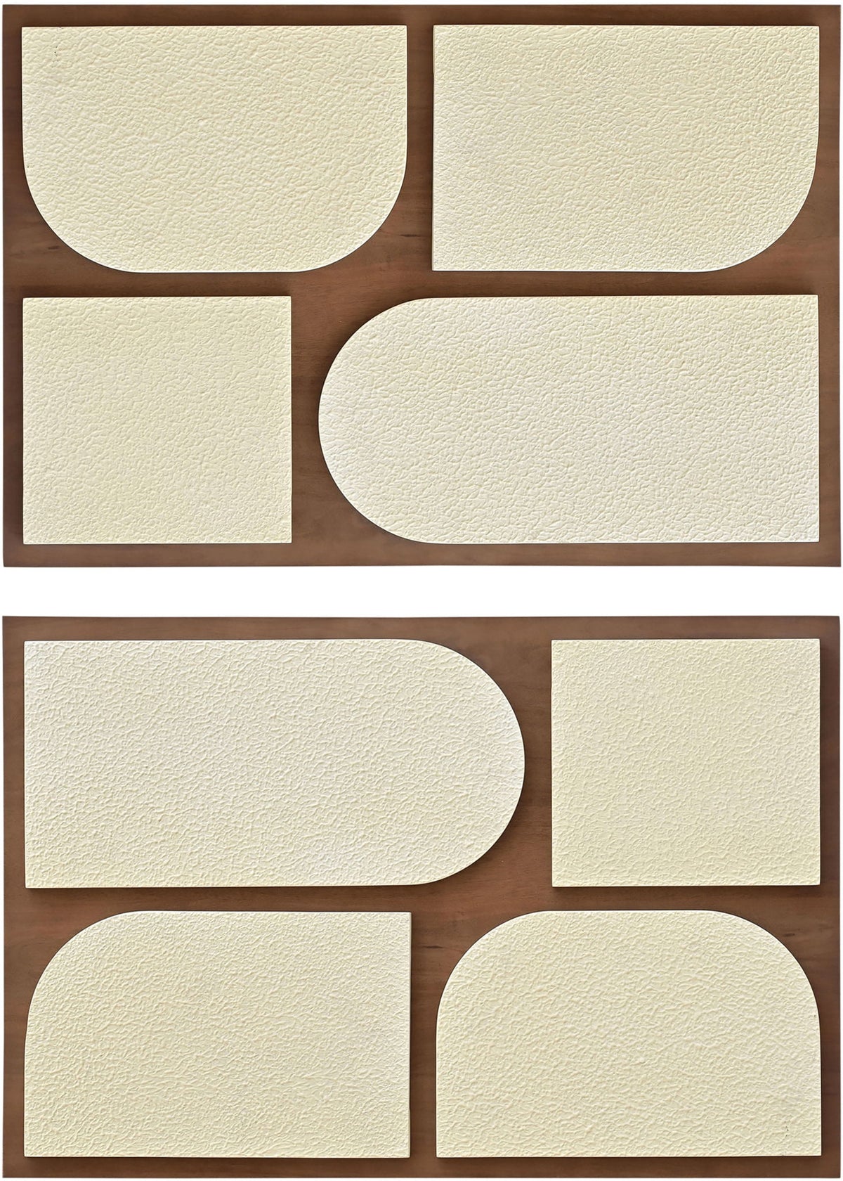 Icon - Mango Wood 2 Piece Wall Art