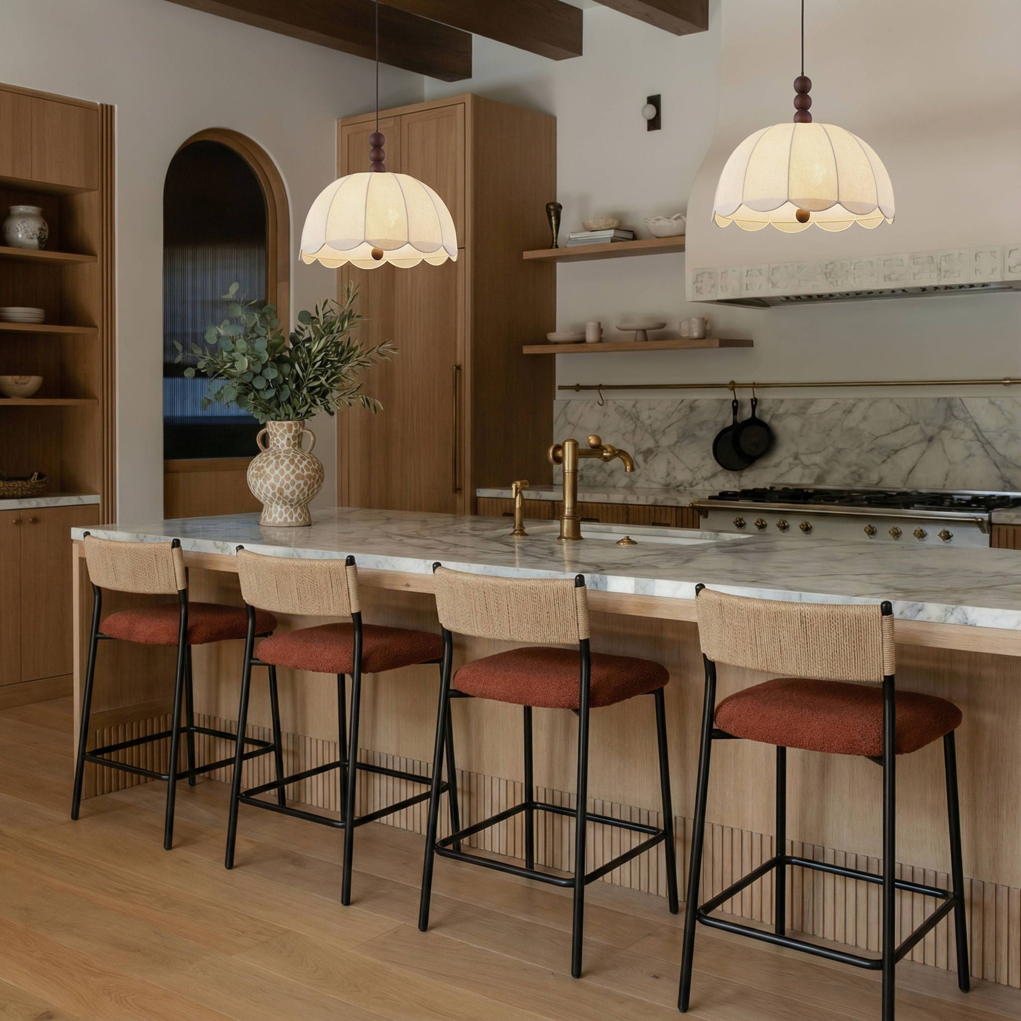 Celine - Boucle Stool - Urban Living Furniture (Los Angeles, CA)