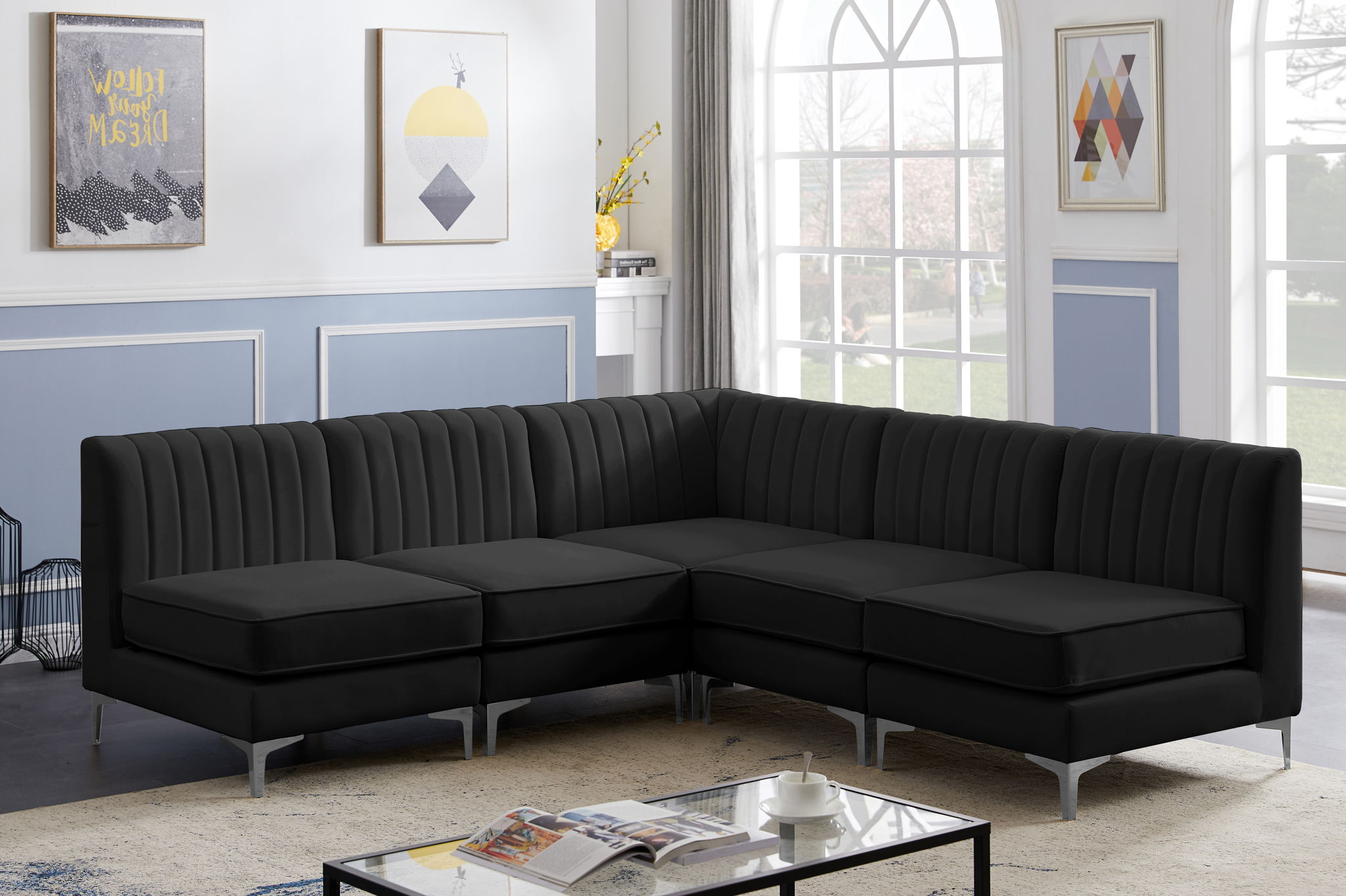 Alina - 5 Piece Armless Sectional - Urban Living Furniture (Los Angeles, CA)